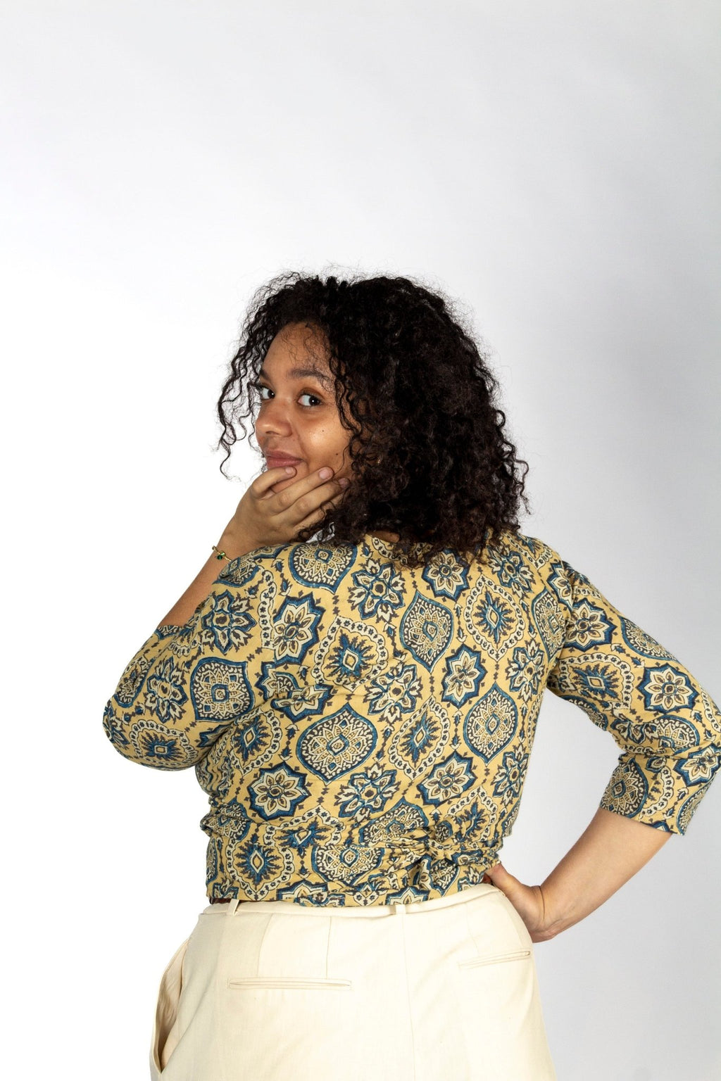 Top BENARES - Coton bio - Imprimé Mandala - Azaadi, la mode responsable accessible