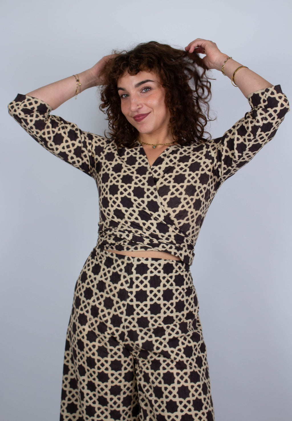 Top BENARES - Imprimé Baramada - Coton bio - Azaadi, la mode responsable accessible