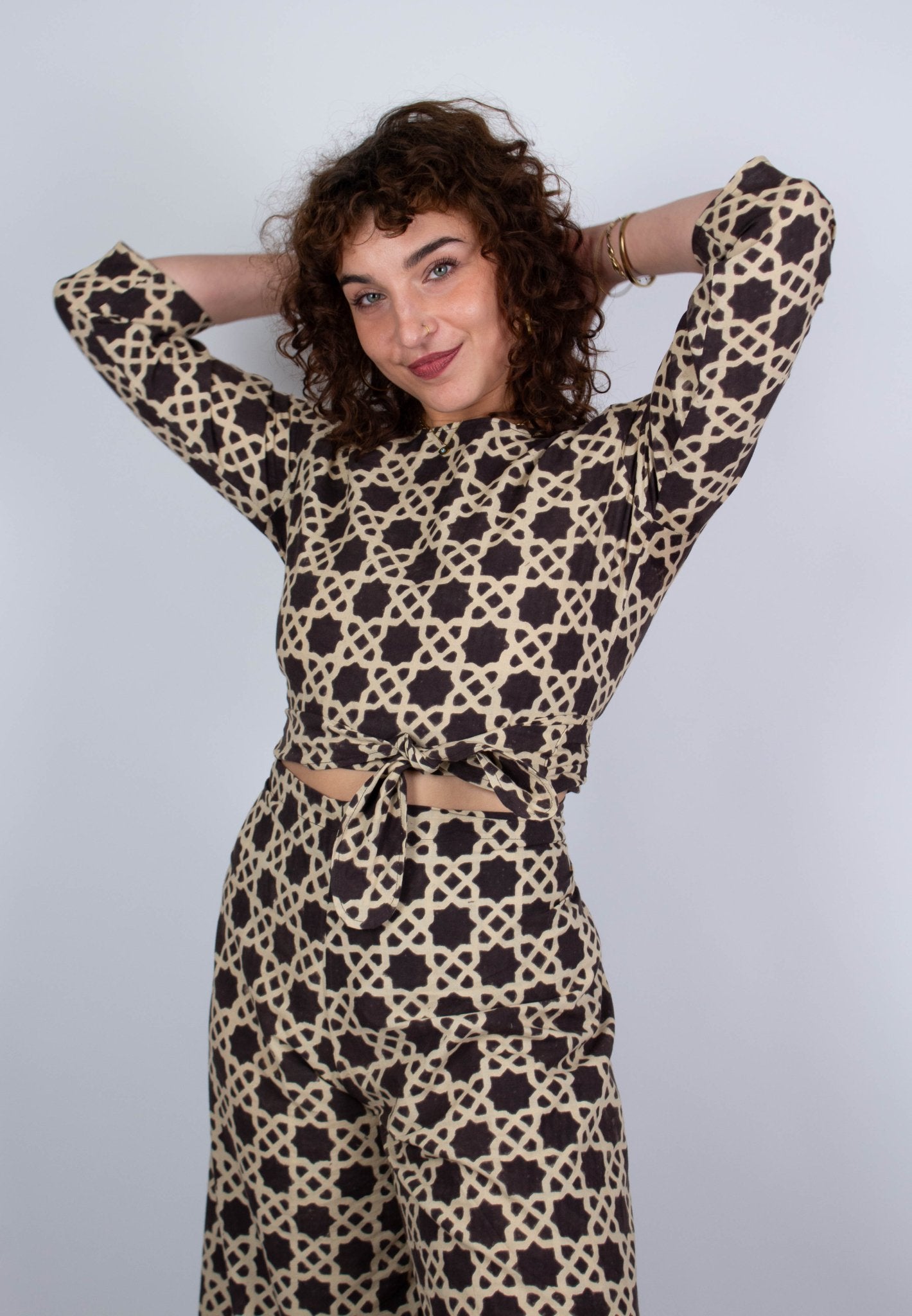 Top BENARES - Imprimé Baramada - Coton bio - Azaadi, la mode responsable accessible