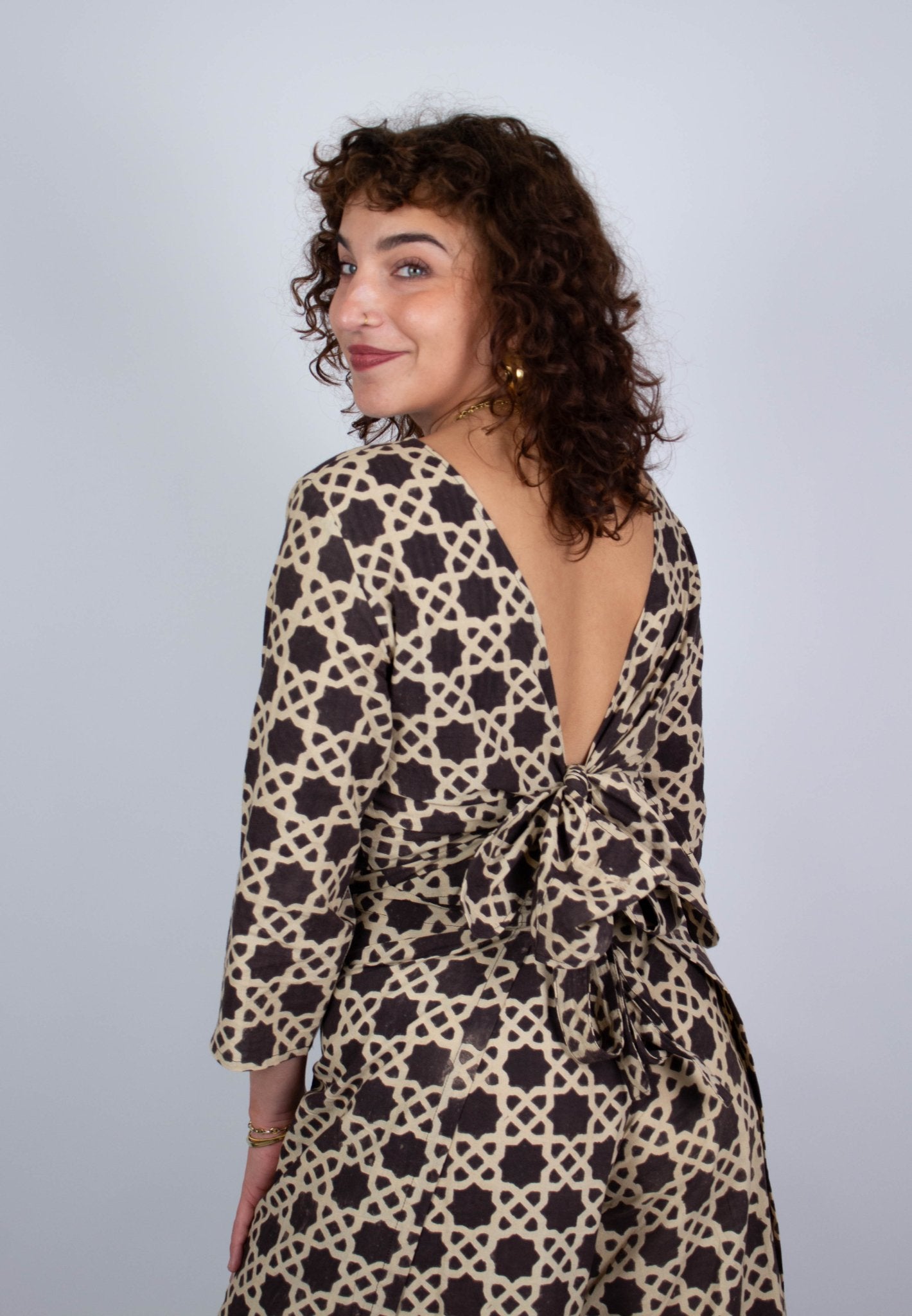 Top BENARES - Imprimé Baramada - Coton bio - Azaadi, la mode responsable accessible