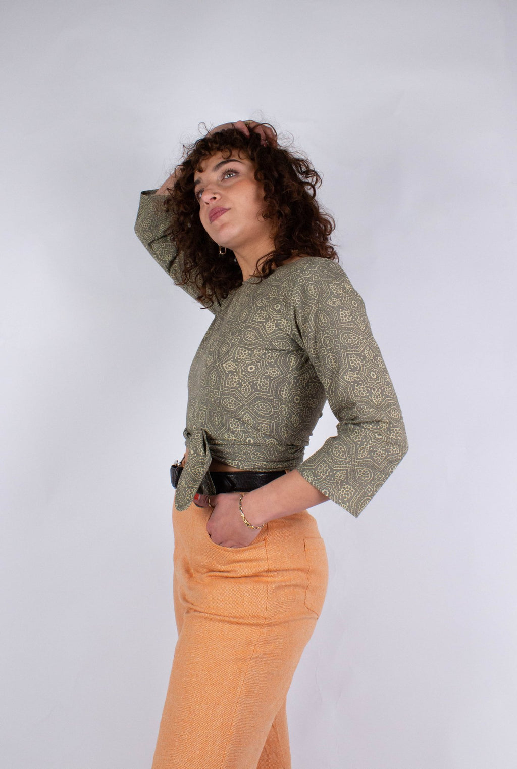 Top BENARES - Imprimé Gulabi - Coton bio - Azaadi, la mode responsable accessible