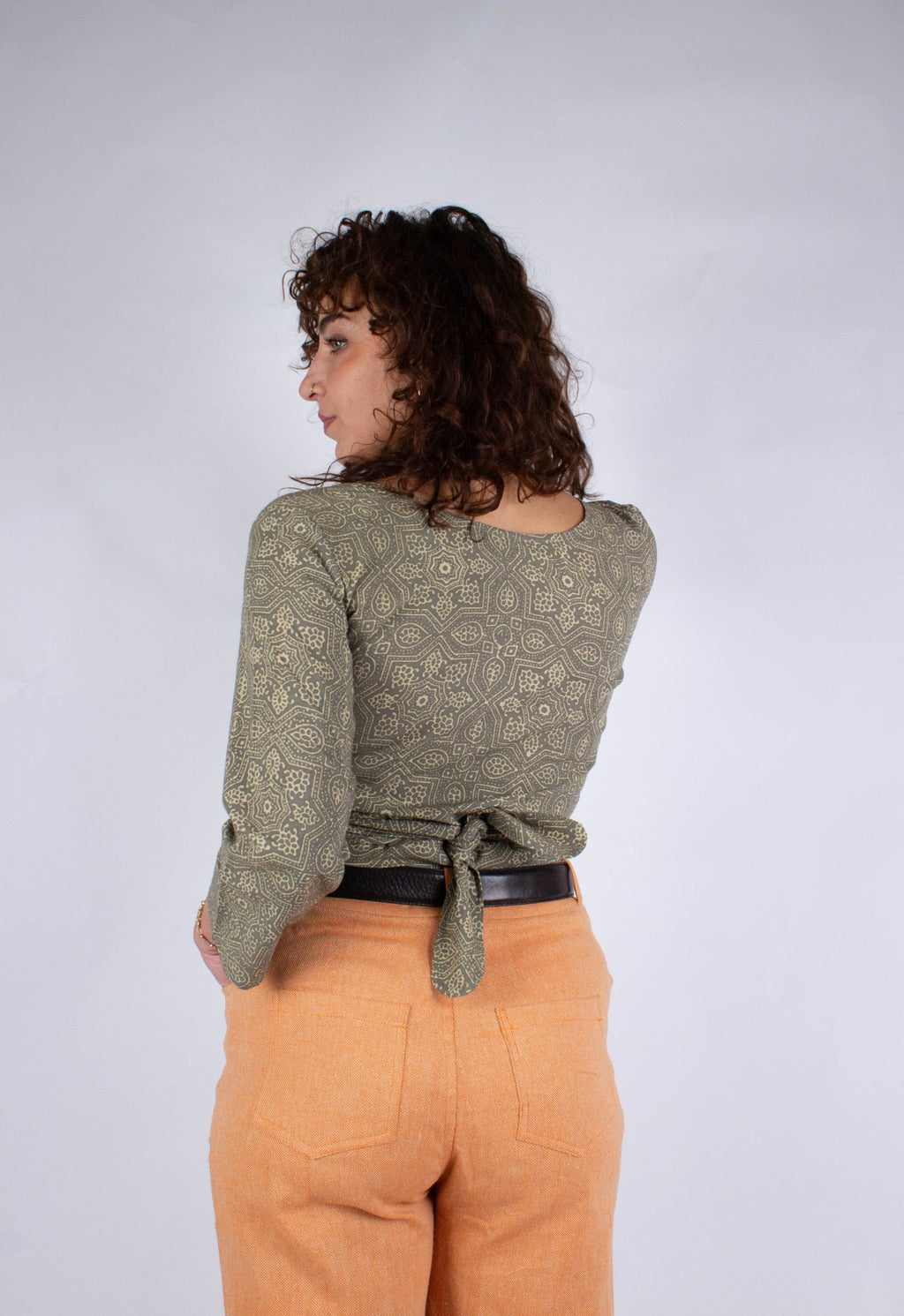 Top BENARES - Imprimé Gulabi - Coton bio - Azaadi, la mode responsable accessible