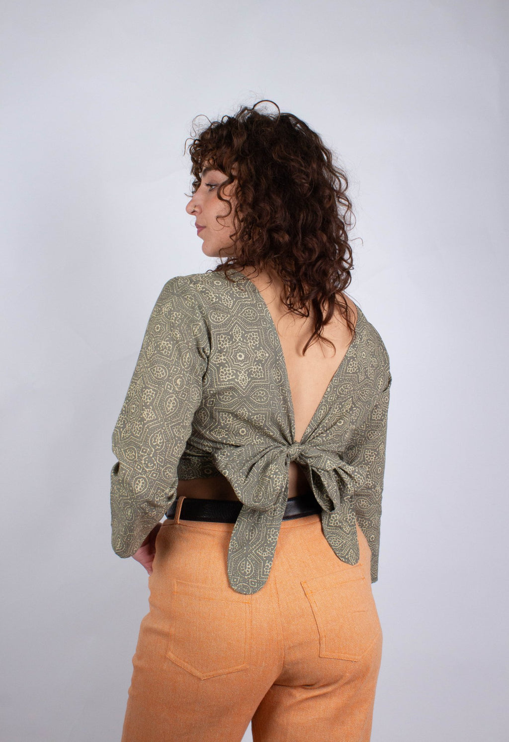 Top BENARES - Imprimé Gulabi - Coton bio - Azaadi, la mode responsable accessible