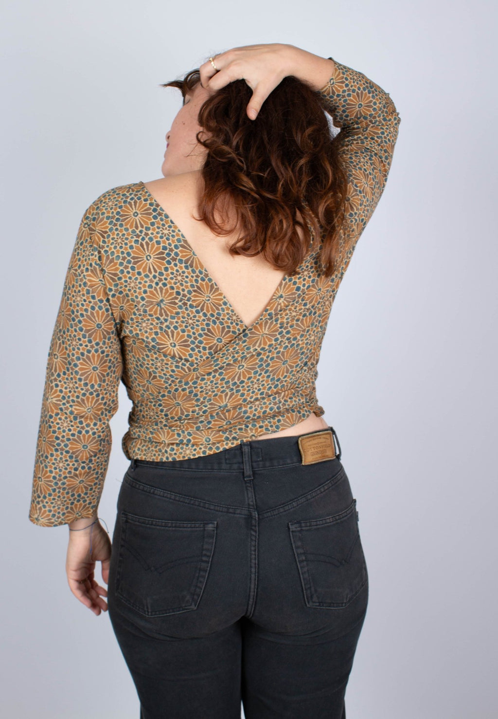 Top BENARES - Imprimé Kokoon - Coton bio - Azaadi, la mode responsable accessible