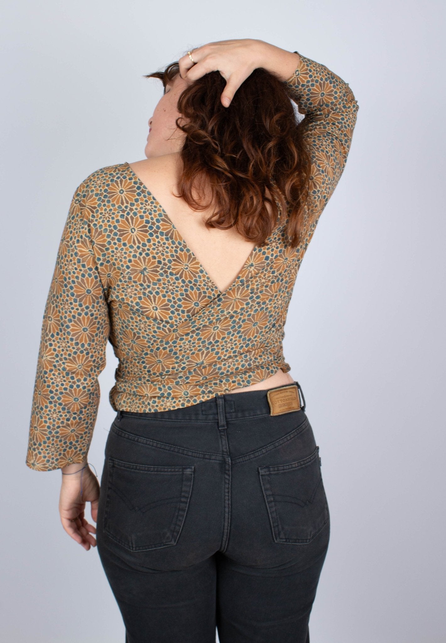 Top BENARES - Imprimé Kokoon - Coton bio - Azaadi, la mode responsable accessible