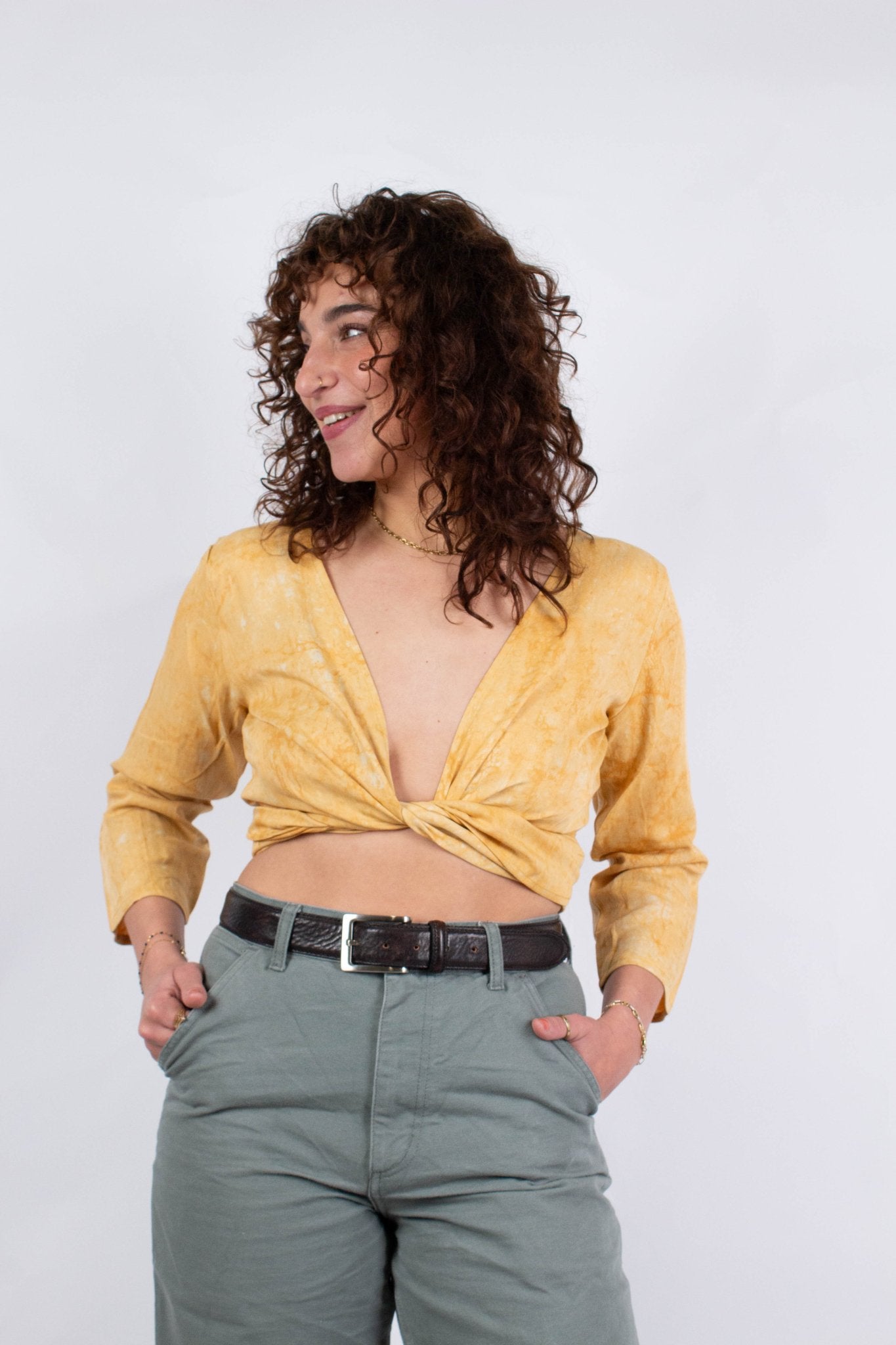 Top BENARES - Tissu Tencel - Imprimé Milky Way - Top - Azaadi, la mode responsable accessible
